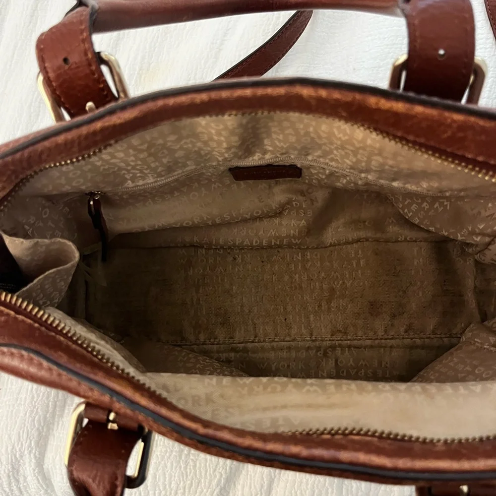 Kate Spade Rich Brown Satchel - Picture 3 of 4